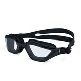 Adult swimming goggles with nano anti fog and waterproof high-definition goggles,black In Australia - Darrahopens