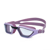 Adult swimming goggles with nano anti fog and waterproof high-definition goggles,Deep purple
