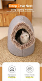 Winter thick and warm, portable plush pet nest,Medium-Gray
