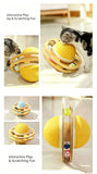 Cat Scratch Ball with Non-Dusting Spinning Bell,large