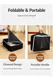 Portable Foldable Cat Litter Box for Travel,small grey