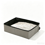 Portable Foldable Cat Litter Box for Travel,large grey In Australia - Darrahopens