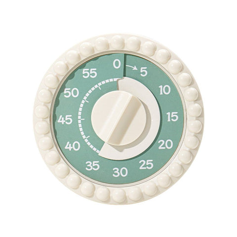 Round Visual Timer - Magnetic Silent Countdown Timer for Kids, Studying, Cooking, Time Management Cute Timer, Perfect for Desktop & Fridge Use.-Rice ear yellow