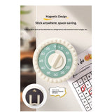 Round Visual Timer - Magnetic Silent Countdown Timer for Kids, Studying, Cooking, Time Management Cute Timer, Perfect for Desktop & Fridge Use.-Rice ear yellow In Australia - Darrahopens