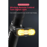 Turn Signal,Scooter Bike Turn Signal/Blinker with USB Remote Control Adjustable Base Scooter Accessories In Australia - Darrahopens