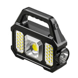 Solar Flashlight,Multifunctional Flashlight Solar Flashlight, Flashlight Cell Phone Charger,USB Charging,Suitable for Home,Fishing,Outdoor Camping（LED side lights） In Australia - Darrahopens
