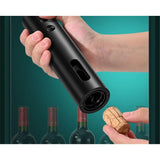 Rechargeable electric red wine bottle opener, household multifunctional wine starter, fully automatic wine opener, Black