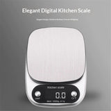 Food Kitchen Scale Digital Weight Grams and Oz，Professional Small Digital Kitchen Food Scales 10000/1gfor Weight Loss（battery-powered version）