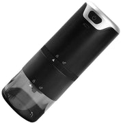 Rechargeable Coffee Grinder - Cordless Coffee Grinder with Ceramic Burrs - Low Noise Battery Powered - Adjustable Grind Settings for Coarse to Fine - Portable for Travel w/USB-C Charging Cord Black In Australia - Darrahopens