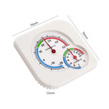Indoor Thermometer and Humidity Gauge Indoor Mini Thermometer Hygrometer Temperature Humidity Meter Temperature and Monitor with Pointers for Home, Kitchen, Planting Room (White) In Australia - Darrahopens