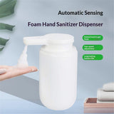 Automatic Foaming Soap Dispenser, Rechargeable Touchless Foam Hand Soap Dispenser for Bathroom, Soap Pump for Kitchen, Water-Resistant,white