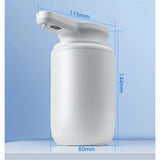 Automatic Foaming Soap Dispenser, Rechargeable Touchless Foam Hand Soap Dispenser for Bathroom, Soap Pump for Kitchen, Water-Resistant,white