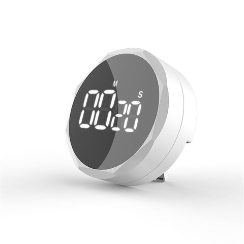 Rotating Timer  Magnetic Sticker Student Learning Reminder Time Management Alarm Clock Timer Cooking Charging Timer（white） In Australia - Darrahopens