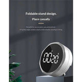 Rotating Timer  Magnetic Sticker Student Learning Reminder Time Management Alarm Clock Timer Cooking Charging Timer（white） In Australia - Darrahopens