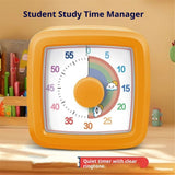 2 pack Visual Timer for Kids Adults, Countdown Timer for Classroom, Kitchen,Office, Timer Time Management Tools for Toddler ADHD（Battery not included）