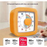 2 pack Visual Timer for Kids Adults, Countdown Timer for Classroom, Kitchen,Office, Timer Time Management Tools for Toddler ADHD（Battery not included）
