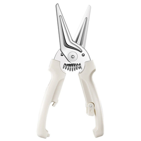 Spring Assisted Stainless Steel Kitchen Shears with Holder - Perfect For Herbs, Floral Trimming and Kitchen Use - Make Cutting Easier For Weak Or Tired Hands In Australia - Darrahopens