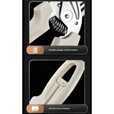 Spring Assisted Stainless Steel Kitchen Shears with Holder - Perfect For Herbs, Floral Trimming and Kitchen Use - Make Cutting Easier For Weak Or Tired Hands