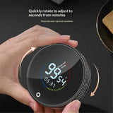 Rechargeable Magnetic Kitchen Timer, LED Countdown/Count-Up Timer, Supports USB Charging, Perfect for Kitchen Cooking, Studying, and Fitness