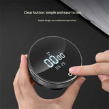 Rechargeable Magnetic Kitchen Timer, LED Countdown/Count-Up Timer, Supports USB Charging, Perfect for Kitchen Cooking, Studying, and Fitness