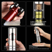 Wine Opener, 4-in-1 Wine Bottle Opener, Electric Wine Opener with Battery Operated - Gift for Wine Lovers In Australia - Darrahopens