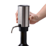 Wine Aerator Electric Wine Decanter Automatic Wine Aerator, Wine Dispenser with USB Rechargeable for Wine enthusiasts & own use (Stainless steel)