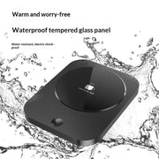 Smart Coffee Warmer, Auto Gravity-Induction Mug Warmer for Office Desk Use, Wax Cup Warmer Heating Plate (Black)