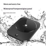 Smart Coffee Warmer, Auto Gravity-Induction Mug Warmer for Office Desk Use, Wax Cup Warmer Heating Plate (Black)