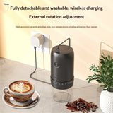 Portable Electric Coffee Bean Grinder with 40 Adjustable Settings, Small Espresso Grinder Rechargeable Coffee Grinder with Multiple Grinding Settings for Travel, Camping, Home & Office
