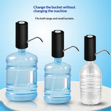 2 pack Water Dispenser for 5 Gallon Bottle,Portable Water Bottle Pump with USB Charging,Automatic Switch Electric Portable Water Dispenser for Home Kitchen Room Camping, Black