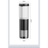 Portable Electric Coffee Grinder,Features a Built-in 1300mAh Rechargeable Battery, Adjustable Grind Settings for Coffee Beans/Grains,Portable Coffee Grinder for Home,Camping and Travel Use