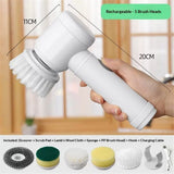 Electric Spin Scrubber - Cordless Handheld Cleaning Brush, for Kitchen Sink, Bathroom Tile, Stovetop, Glass, Car Detailing In Australia - Darrahopens