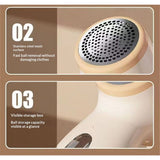 Rechargeable Fabric Shaver Lint Remover, Sweater Shaver, LED Display Clothes Shaver, Stainless Steel Blades, Suitable for Clothes, Sweater, Couch, Blanket In Australia - Darrahopens