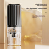 Electric Salt and Pepper Grinder Set, USB Rechargeable, Automatic Salt and Pepper Mill Shakers, Adjustable Coarseness