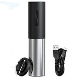 Electric Wine Opener Rechargeable, Automatic Wine Bottle Openers with Foil Cutter and USB Cable, Gift Wine Corkscrew for Home Kitchen Party Bar In Australia - Darrahopens