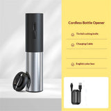 Electric Wine Opener Rechargeable, Automatic Wine Bottle Openers with Foil Cutter and USB Cable, Gift Wine Corkscrew for Home Kitchen Party Bar In Australia - Darrahopens