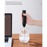 Rechargeable Milk Frother, Handheld Electric Foam Maker Waterproof Detachable Whisk Drink Mixer Foamer for Lattes, Cappuccino