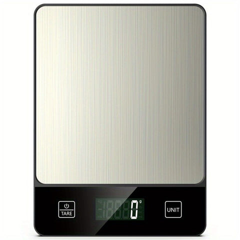 Food Scale, 22lb Rechargeable Stainless Steel Digital Kitchen Scale Weight Charging for Meal Prep, Baking and Cooking（Without battery） In Australia - Darrahopens