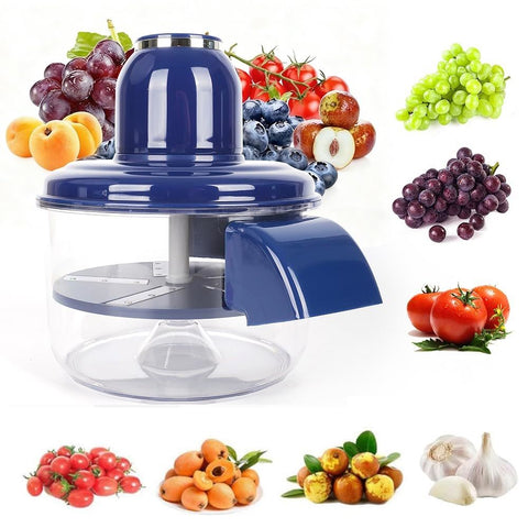 Automatic Grape Peeler Machine, Electric Garlic & Cherry Tomato Peeler Skin Remover Tool for Small Fruits, Effortless Peeling for Home Kitchen (Blue-1PC) In Australia - Darrahopens