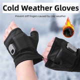 Heated Gloves for Women, Portable Heating Gloves with Digital Display, 2026 New Rechargeable Smart Thermostatic Electric Heated Fingerless Glove, Hand Warmer Glove for Outdoor Work, Cycling, Skiing In Australia - Darrahopens