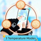 Heated Gloves for Women, Portable Heating Gloves with Digital Display, 2026 New Rechargeable Smart Thermostatic Electric Heated Fingerless Glove, Hand Warmer Glove for Outdoor Work, Cycling, Skiing In Australia - Darrahopens