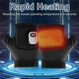 Heated Gloves for Women, Portable Heating Gloves with Digital Display, 2026 New Rechargeable Smart Thermostatic Electric Heated Fingerless Glove, Hand Warmer Glove for Outdoor Work, Cycling, Skiing In Australia - Darrahopens