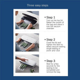 Food Saver,Vacuum Sealer Automatic | Food Preserver Machine | for Home, Meat, Snack, Storage, Freezer, Travel, Meal Prep, Leftovers