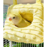 Pet Bird Nest Hammock Hanging Cave Cage Plush Snuggle Happy Hut Tent Bed, Winter Warm Bird Nest for Cage （small size） In Australia - Darrahopens