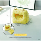 Pet Bird Nest Hammock Hanging Cave Cage Plush Snuggle Happy Hut Tent Bed, Winter Warm Bird Nest for Cage （small size）