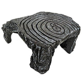 Extra Large Resin Reptile Hideouts Cave Habitat Decor for Reptiles, Amphibians, Fish Tanks and Gecko, Leopard (Small)