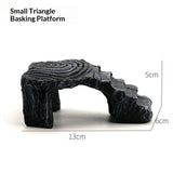 Extra Large Resin Reptile Hideouts Cave Habitat Decor for Reptiles, Amphibians, Fish Tanks and Gecko, Leopard (Small)