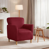 Stretch Chair Covers Banquet Armchair Slipcovers Luxury  Armchair Sofa Covers Chair Slipcover Anti-Slip Furniture Protector for Living Room Friendly for Kids Pets (Red)Excluding sofa In Australia - Darrahopens