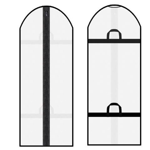 2pcs Clothing bag for hanging clothes, clothing bag for storing in the closet, white suit cover dust bag, jacket (white) In Australia - Darrahopens