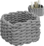 Small Storage Decorative Basket, Cotton Rope Woven Shelf Basket for Little Items, Cute Box Organizer for Baby Room, Nursery, Bedroom,grey In Australia - Darrahopens